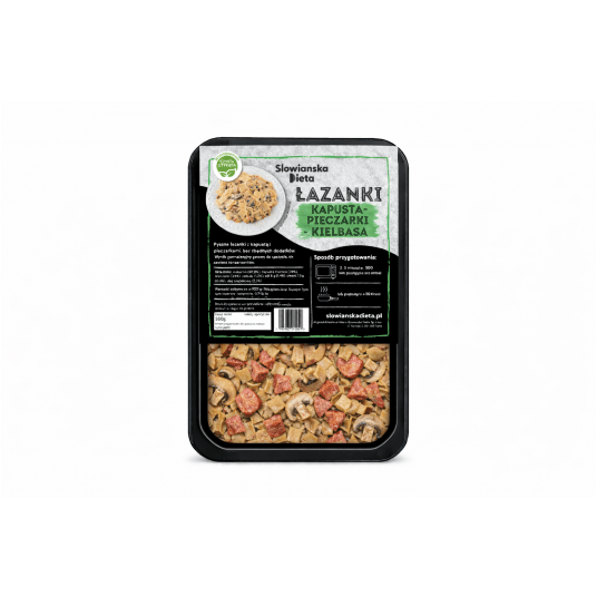 DS ŁAZANKI Z KAPUSTĄ I PIECZARKAMI 350G -zdjęcie numer 1